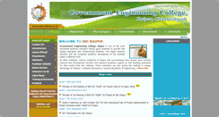 Desktop Screenshot of gecraipur.ac.in